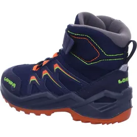 Lowa Maddox Warm GTX Mid Jr. navy/orange 34 - Dunkelblau