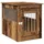 vidaXL Hundekäfig im Möbelstil Altholz-Optik 55x75x65 cm Holzwerkstoff