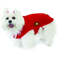 Fashion Dog Fleece-Hundemantel - Rot 39 cm 1 St