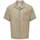 Only & Sons Laurence Kurzarmhemd Grau M