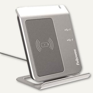 Fellowes Wireless Induktions-Ladestation Smartphone kabellos Laden 2 USB-Port...