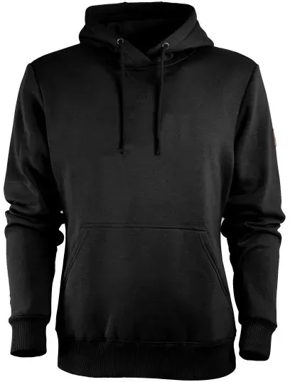 FORSBERG Hoodie einfarbig  / schwarz / S