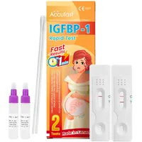 Accufast IGFBP-1 Schnelltest für Schwangere ab der 15. Woche – 2 Tests | PROM Selbsttest zum Nachweis von Fruchtwasserverlust | Vorzeitiger Blasensprung | Kanadische Technologie