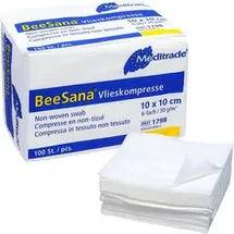 Meditrade BeeSana® unsteril, 10 x 10cm, 6-fach,