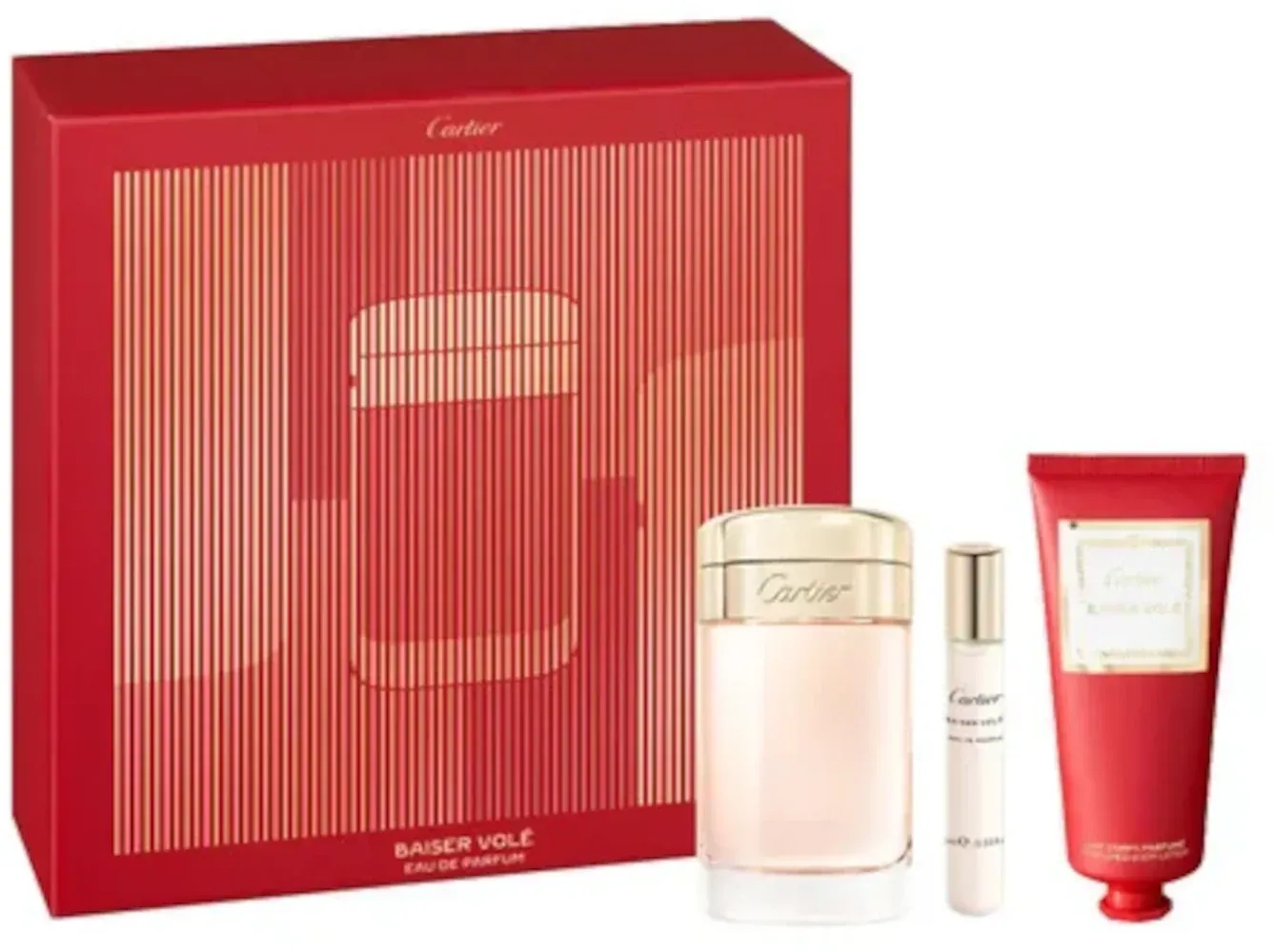 Cartier Baiser Vole 100ml Eau de Parfum+100ml body lotion+10ml Eau de Parfum