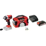 Einhell Akku-Schlagschrauber 215 Nm 18V Anzahl mitgelieferte Akkus 1 2500 mAh Li-Ion