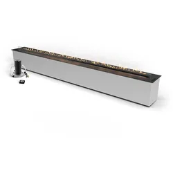 Planika Fire Line Automatic 4+ (FLA4+) [automatischer Ethanol Brenner]: 2490 mm - mit Smart Home Integration