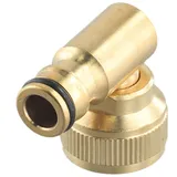 Schlauchverbinder Schlauchtrommel Drehgelenk Winkelverbinder Messing Schlauchverbinder für BSP Innengewinde 1,9 cm Wasserhähne