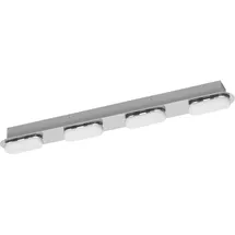 LEDVANCE Smart+ LED Badleuchte Orbis Duplo silber 57,5 x 6 cm 27 W dimmbar