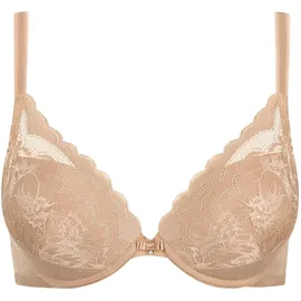 LISCA Push-up-BH LISCA "2er Pack Push up BH Evelyn", Damen, Gr. 80, Cup C, beige (sweet almond), Spitze, Obermaterial: 82% Polyamid PA. 18% Elasthan EL., BHs Push-up-BH