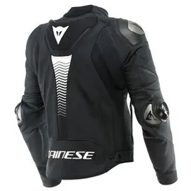 Dainese Super Speed 4 Lederjacke schwarz/weiß, 58