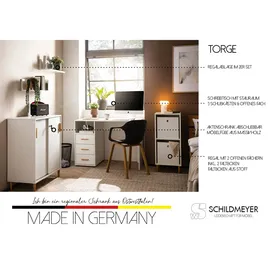 Schildmeyer Schreibtisch Torge weiß