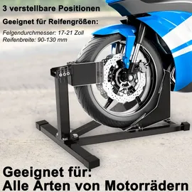 XMTECH Motorradständer für 17-21 Zoll 90-130 mm Vorderrad