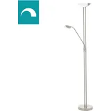 EGLO Baya 2-flg. nickel matt/weiß satiniert