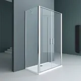 SoGood doporro Duschkabine Ravenna50K 90x120x90cm Duschabtrennung zwei Drehtüren ESG-Sicherheitsglas Klarglas