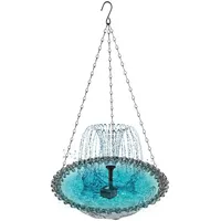Solar Vogelbad Mit Automatischem Brunnen, Ideal Für Garten, Terrasse Und Außenbereich, Dekoratives Wasserspiel, Solarbetrieben, Langlebig, Grau