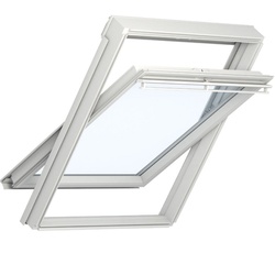 VELUX Austauschfenster VU 0081 Schwingfenster Kunststoff Dachfenster, 75x144 cm (Y47)
