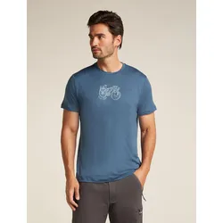 Icebreaker M Mer 150 Tech Lite Short Sleeve Tee Adventure Rid dawn (A76) M