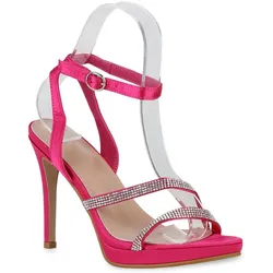 Damen High Heels in Fuchsia