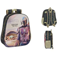 The Mandalorian Kinderrucksack 3D The Mandalorian Schwarz Beige 27 x 33 x 10 cm