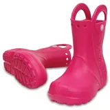 Crocs Handle It Rain Boot K, Unisex-Kinder Gummistiefel, Pink (Candy 6x0), 32/33 EU