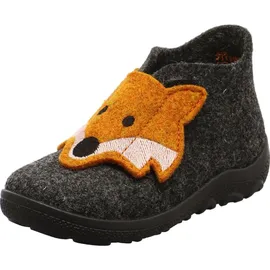 superfit Baby Jungen - Schuhe HAPPY Slipper, Modern, GRAU/ORANGE 4700, 20