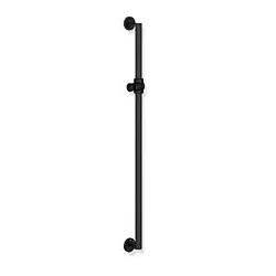 Hewi System 900 Brausehalterstange 900.33.00260CV 1100 mm, pulverbeschichtet schwarz tiefmatt, Edelstahl