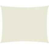 vidaXL Sonnensegel Oxford-Gewebe Rechteckig 2,5x3,5 m Creme