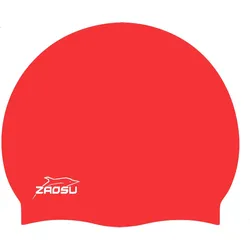 Schwimmkappe klassisch silikon unisex - Badekappe Classic rot Einheitsgröße
