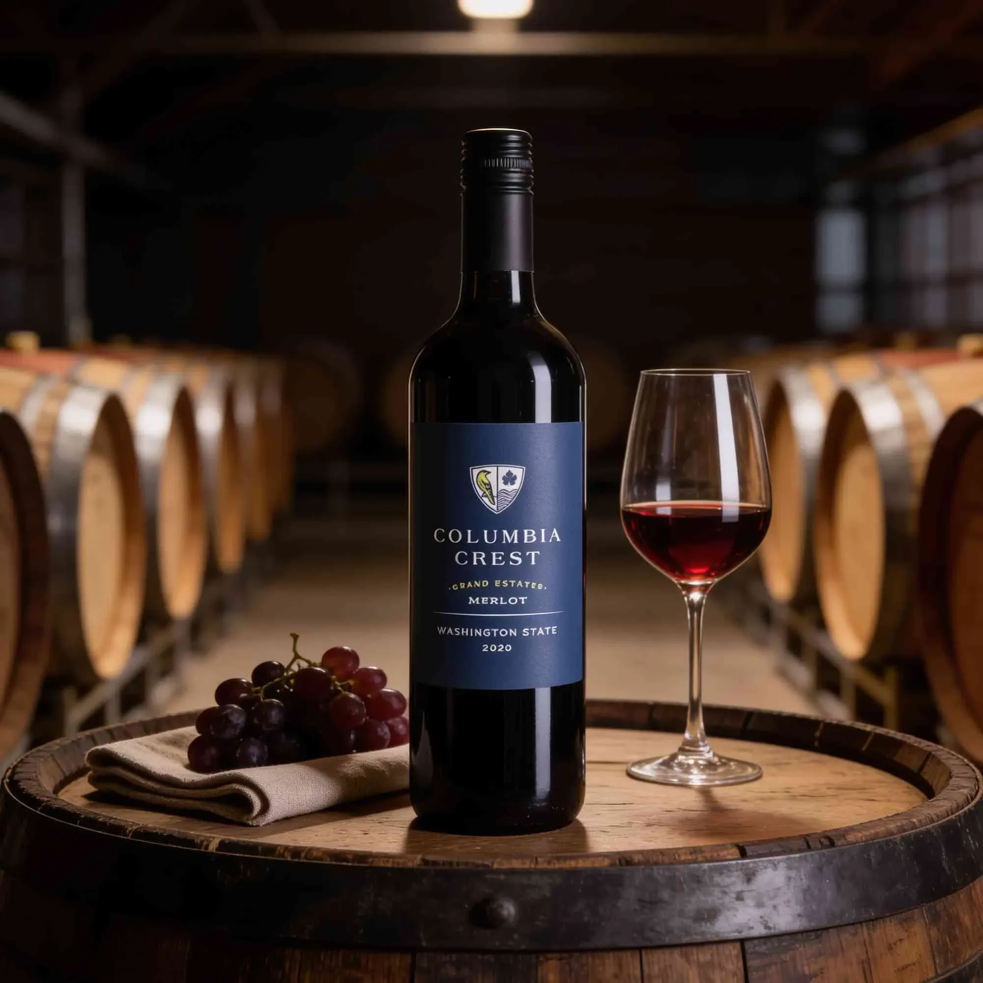 Columbia Crest 2020 Columbia-Crest Grand Estates Merlot 2020 Cabernet Franc,Cabernet Sauvignon,Merlot USA