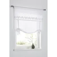Kutti Raffrollo HEINE HOME Gr. 4, weiß), (sanftes weiß), B:120cm H:100cm, Raffrollos,