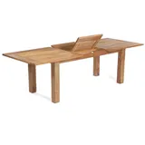 SonnenPartner Natur24 Charlestonziehtisch 200/260x100 Teak Natur