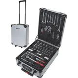 Toolland Alu-Werkzeugkoffer 260-tlg. schwarz