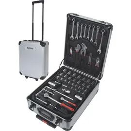 Toolland Alu-Werkzeugkoffer 260-tlg. schwarz