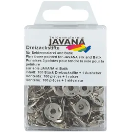 Kreul 810100 - Javana Dreizackstifte für Seidenmalerei und Batik, mit Aufheber zum leichten Entfernen, 100 Stück