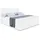 altdecor Boxspringbett 140 x 200 cm H3 Weiß