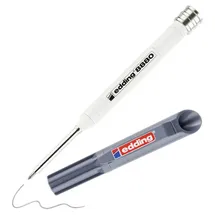 edding Tieflochmarker Grau/Weiß (4-8880112)