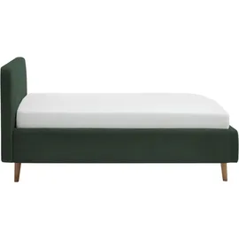 Meise Möbel Polsterbett Mattis 120 x 200 cm Cord Grün Dunkelgrün