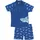 Playshoes 2tlg. Badeoutfit Hai Blau 110/116