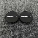 HHCVN 4 Stück Auto Radnabenkappen für BYD Atto 3 /Dolphin /e6 /Seal/Song Plus/Tang/Yuan, Dauerhaft Kratzfest Radnabenabdeckung Wasserdicht Staubdicht Reifen Felgen Zubehör,B 60mm