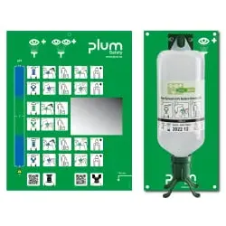 Plum Augenspülstation DUO 4802 , 1 Wandstation = 1,0 Liter - Flasche