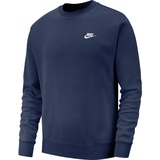 Nike NSW Club Fleece Sweatshirt Herren M CRW BB 804340 Long Sleeved T-shirt, blau XXL