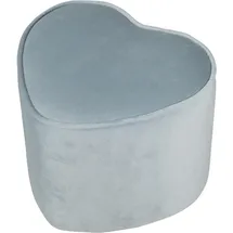 roba Kinderhocker Lil Sofa Herzform blau