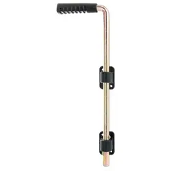 Bodenschieber,disp.,Griff schwarz,Gesamthöhe 400 mm,Abstand Bolzen-Tor 40 mm