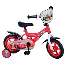 tpfsports Disney Cars Kinderfahrrad - Jungen - 10 Zoll - Fester Gang - Rot