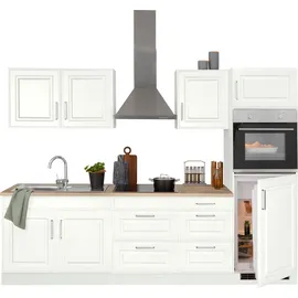 kochstation KS-Stockholm Küchenzeile 270 x 60 x 0 cm weiß