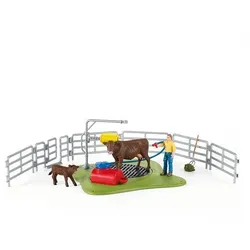 Schleich Spielset »Kuh Waschstation«