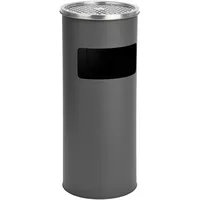 Svita Standaschenbecher Eimer Aschenbecher Mülleimer Ascher 60x25cm Grau