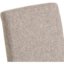 Mendler Esszimmerstuhl Littau Textil grau 2er Set