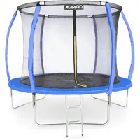 AMIGO Basic trampolin mit Sicherheitsnetz und Leiter 305 cm blau